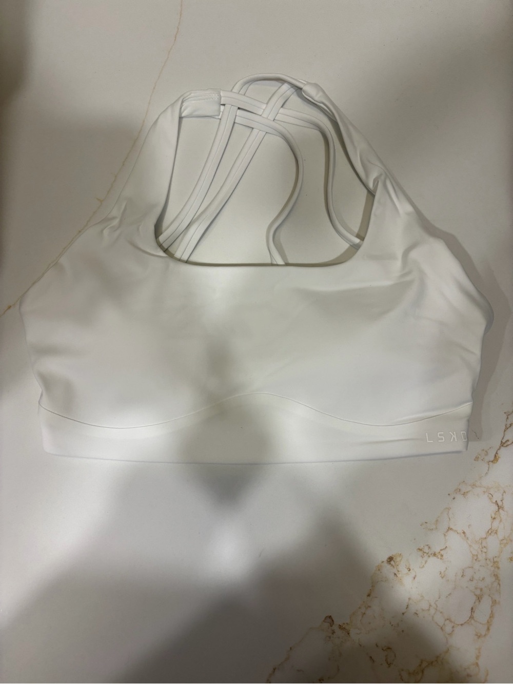 *Brand New* LSKD Aspire Sports Bra - White Medium